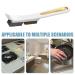 Steel Wire Brush - Portable Grout Cleaning Brush | Wire Brush Scraper Scrubber | GAPP Cleaning Brush with Scraper for Home Dirt Removal Gadgets for Faucets Drains White Refer to description - Buy Online on GoSupps.com