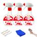Floor Tile Descaling and Cleaning Artifact 2023 New Ceramic Tile Floor Cleaner Spray Laminate Floor Cleaner All Purpose Floor Cleaner for Tile (3PCS)