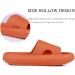 Shop Monerffi Women's Orange Outdoor Sandals - Anti-Slip Breathable Casual Slippers Vintage Lightweight Platform (EU 40/41) - Buy Online on GoSupps.com