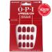 OPI xPRESS/ON Press On Nails - Short Round Solid Big Apple Red | Long Lasting Reusable & Non-Damaging Nail Art with Glue - International Shipping Available - Buy Online on GoSupps.com