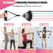 Resistance Bands with Handles for Women - 5 Level Exercise Bands (10-100LBS) for Physical Therapy, Yoga, Pilates - Pink Bands with Door Anchor & Storage Pouch - Buy Online on GoSupps.com