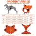 Rabbitgoo No Pull Dog Harness for Medium & Large Dogs | Tactical Military Vest with Metal Buckle & Adjustable Padding - Breathable Safety Harness in Orange (1 Pack) - Buy Online on GoSupps.com