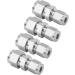 Compression Tube Adapter Quick Screw 4Pcs Straight Compression Tube Adapter for Air Pipes Oil Pipes Fittings Water Pipes( 6/ 10) - Buy Online on GoSupps.com