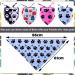JpGdn 10pcs Pack Large Dog Bandanas Paw Pattern Triangle Scarf for Large XL Dogs Pigs Soft Bibs Washable Pet Neckerchief Dog Grooming Accessories Costume Size L 10 colors - Buy Online on GoSupps.com