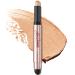 FOCALLURE No Crease Eyeshadow Stick  Creamy Eye Shadow Stick  Matte & Shimmer Eyeshadow Pencil  Smudge-proof  Waterproof  Built-in Smudger  LIMONCELLO 04 LIMONCELLO