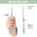 ROARex Eco-Friendly Kids Toothbrush | Sweet Baby Giraffe Design | Biodegradable & Compostable | 2 Count | Rose/Mint Flavor - Buy Online on GoSupps.com