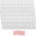 WEBBYBEAR 100 Pieces 3 ml Empty Cuticle Oil Pen  Empty Nail Oil Pen  Transparent Twist Pens with Brush Tip  Cosmetic Lip Gloss Containers Eyelash Growth Liquid Tube  with 5 Stickers