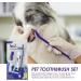 Rosixehird Catznock Brush Essential Puppy & Kitten Toothbrush & Toothpaste for Healthy Smiles | Pet Supplies for Home Clinics and Shelters - Buy Online on GoSupps.com
