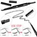 DMZK Eyebrow Tool Kit Trimming Grooming Set Include Tweezers Eyebrow Brush Eyebrow Pencil - Buy Online on GoSupps.com