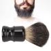 Men's shaving brush portable hairdressing salon rasi brush beard ergonomic wooden handle soft hair shaving foam brush for men father friend