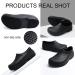 LIPROFE Chef Shoes for Men - Non Slip Oil Resistant Waterproof Safety Work Shoes - Comfortable Nursing Shoes for Men Women - Chef Clogs for Kitchen Indoor Outdoor - Size 10 Women/8 Men - Black - Buy Online on GoSupps.com