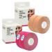FYting 4 Rolls Facial Patches Wrinkle Patches Face Lift Tape Breathable Face Lifting Muscle Tape Lifting Bandage V-face Facial Tightening Double Chin Improvement (2.5cm*5M)