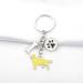 Ensianth Dog Keychain - Perfect Gift for Dog Lovers | Puppy Paw Print Keyring for Dog Owners & Golden Retriever Moms and Dads - Buy Online on GoSupps.com