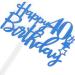 Tenhaisi Glittery Navy Blue Happy 40th Birthday Cake Topper Cake Topper for 40th Birthday Fabulous 40th Birthday Party Sign - Buy Online on GoSupps.com