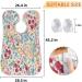 Beard Bib Apron for Men - Non-Stick Waterproof Hair Catcher Cape for Easy Shaving & Trimming | Stylish Floral Design - Buy Online on GoSupps.com