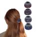 Zasolf Bird Nest Hair Clips 4 Pcs Magic Hair Accessories for Women Vintage Expandable Bun Fixed Hair Claw Restractable Rhinetone Ponytail Holder 4 Colors Hairpin Buckles