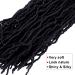 MEDO 7Packs New Faux Locs 24 Inch Crochet Hair Soft Locs Curly Wavy Pre-Looped Faux Locs Goddess Synthetic Fiber Hair Extensions - 24Inch 1B (Pack of 7) - Buy Online on GoSupps.com