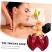 Minkissy Gua Sha Massager Set - 3 Pieces Red Cockroach Massage Tool for Deep Tissue Lifting Facial & Full Body Scraping - Chinese Synthetic Resin - Buy Online on GoSupps.com