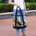 Large Clear Tote Bag Fashion PVC Shoulder Handbag for Women Black Stadium Bag for Security, Travel, Shopping, Sports, Work | Clear Handbag - Buy Online on GoSupps.com