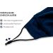 Silkist Unisex Mouth Protection Mask - 100% Silk 3-Layer Adjustable Reusable Breathable - Dark Blue - Buy Online on GoSupps.com