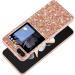 Tivenfezk Nadoli Glitter Case for Samsung Galaxy Z Flip 5 - Black Glossy Bling Ultra-Thin Shockproof Protective Cover - Buy Online on GoSupps.com
