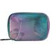 Pfrewn Pill Organizer Case 7 Day Vintage Background with Butterfly Travel Pill Box with Zipper Portable Small Weekly Vitamin Medicine Supplement Holder Pouch Bag