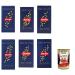 Italian Gourmet E.R. Barilla Pasta Pastina Risoni conchigliette corallini gramigna puntine stellline Lot of 6 packs of 500 g of Italian noodles + Italian gourmet pulp 400 g
