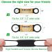 Natiform Personalized Dog Tags Slide-On Pet ID Tags Fun Wild Flower Frame Design Stainless Steel Dog Name Tags Engraved No Noise Customized Pet Identification Tags(S Gold) - Buy Online on GoSupps.com