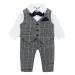 famuka Baby Boys Gentleman Suits Blazers Toddler Tuxedo Clothing Set 80 Grey