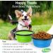 Pawaboo Foldable Dog Bowl 2 Pack 450ml Travel Bowls for Dogs | Portable & Lightweight Pet Accessories - Buy Online on GoSupps.com
