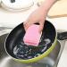 Scrub Sponges Kitchen | Scouring Pad Cleaning Sponge Dish Scrubber | Kitchen Sponges and Scrubbers Dish Wash Sponge Scrubbing Sponge for Cleaning Dishes Pink - Buy Online on GoSupps.com