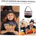 LABRIMP Halloween Treats Bags 1pc Handbags Portable Candy Practical Parties Treat Fabric Bag Bucket Cloth Trick Pouch - Buy Online on GoSupps.com