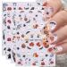 JMEOWIO 3D Embossed Halloween Nail Art Stickers Decals Self-Adhesive 5D Cute Ghost Pumpkin Nail Supplies Nail Art Design Decoration Accessories 4 Sheets