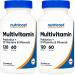 Nutricost Multivitamin with Probiotics 120 Vegetarian Capsules - Packed with Vitamins & Minerals (Pack of 2)