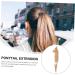 minkissy Braid Wig Synthetic Braided Ponytail Extension Hair Extensions for Braids Synthetic Ponytail Extention Human Hair Extensions Fake Ponytail High Temperature Wire To Weave Women's 90X5CM Yellow - Buy Online on GoSupps.com