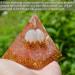 Orgone Pyramid Flower of Life with Rose Quartz Crystal - Chakra Healing Energy Generator for Stress Relief, Relationships, Success - Spiritual Gift - Buy Online on GoSupps.com