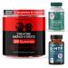 Muscle Gain Bundle - 5-HTP Supplement for Energy Creatine Monohydrate Gummies 5g for Growth Choline Bitartrate for Liver - 120 Creatine Chewables 60 5HTP 200MG Capsules 60 Choline Capsules 500MG