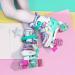 SULIFEEL Rainbow Unicorn Light up Roller Skates - Adjustable Sizes for Kids - Buy Online on GoSupps.com