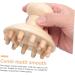 Minkissy Wooden Massage Comb - Scalp Massager & Scrubber Tool for Adults & Children | Smooth Home Massage Device - Buy Online on GoSupps.com