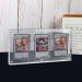 Auveach Acrylic TCG Triple Card Frame | One-Touch-Open Magnetic Display Stand (35PT, Clear, 20mm) - Buy Online on GoSupps.com