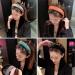 scicent Velvet Wide Headbands for Women Soft Head Band for Women Girls Fashion No Slip Headband Hair Accessories - Green - Buy Online on GoSupps.com