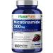 NusaPure Nicotinamide with Resveratrol (Vitamin B-3) 500 mg - 180 Vegetarian Caps (Non-GMO & Vegan)