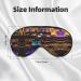 Las Vegas Night View Print Unisex Sleep Mask - Double-Sided Eye Mask for Sound Sleep & Skin Care - Buy Online on GoSupps.com