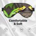 Green Geckos Print Unisex Sleep Mask - Double-Sided Eye Mask for Sound Sleep & Skin Care - Shop Internationally - Buy Online on GoSupps.com