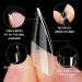 Buy 600Pcs Extra Short Square Nail Tips | Half Cover Clear Acrylic Nails | 12 Sizes for DIY Nail Salon - Buy Online on GoSupps.com