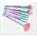 Shop Glitter Makeup Brushes Set for Girls - 7pc Sparkling Foundation Lip Eye Shadow Eyebrow Blush Powder & Fan Blender Brushes - Buy Online on GoSupps.com