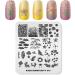 KADS Nail Art Stamping Plates Set Image Template Stencils Pattern with Stamping Plates Holder Case Organizer (IM016) - Buy Online on GoSupps.com
