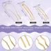 OIIKI 13 PCS French Hair Pins Set - Vintage U Shaped Hair Fork Clips for Women - Updo Hair Accessories in 3 Styles - Buy Online on GoSupps.com