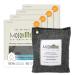 Moso Natural Air Purifying Bag 200g (4 Pack). A Scent Free Odor Eliminator for Cars, Closets, Bathrooms, Pet Areas. Premium Moso Bamboo Charcoal Odor Absorber. (Charcoal Grey)