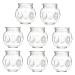 8PCS Glass Cupping The-rapy Set Safely packed in our individual Styrofoam packaging No. 3 3 cupping